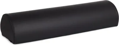 Produktbild von Habys Lagerungsrolle Halbrund, Knierolle, Nackenkissen, Nackenrolle, Lagerungskissen für Massage und Therapie, Kniehalbrolle, 60x18x12cm Schwarz