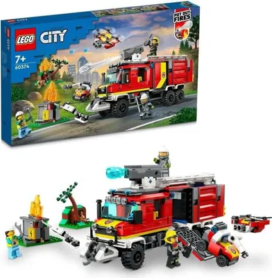Obrázek produktu pro LEGO City 60374 Velitelský vůz hasičů..