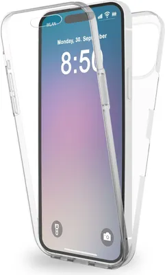Produktbild von NALIA 360° Hülle für iPhone 16 Pro Max – Vorne & Hinten Schutz – 360GUARD (Full-Body Case) – Marke aus Berlin – Transparent