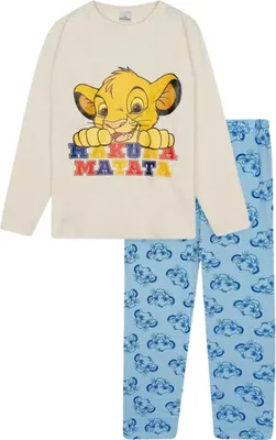 Produktbild von Lion King Kinder Pyjamas – 100% Baumwolle für Komfort beim Schlafen 122/128