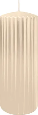 Produktbild von Rillen Kerzen Creme 200 x Ø 80 mm, 4 Stück