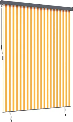 Obrázek produktu pro vidaXL Roleta bílá a oranžová 200 x 250 cm látka a hliník