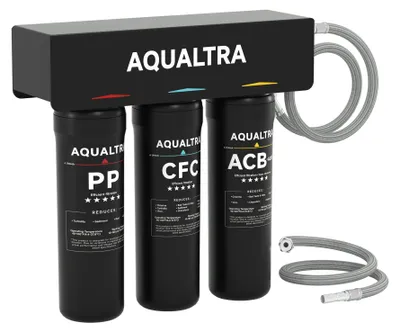 3-stufiger 10-Zoll Wasserfilter für unter der Spüle