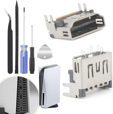 Obrázek produktu pro Dva porty HDMI s nástroji – vhodné pro PS5 – pro opravy
