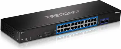Obrázek produktu pro Trendnet TEG-30262 v1.0R, Gigabit Ethernet (10/100/1000), Plně duplexní režim, Instalace do racku, 1U