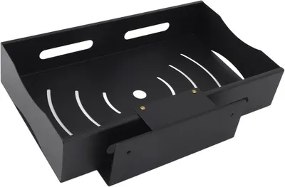 Produktbild von Ausziehbarer Schrankorganizer aus Kohlenstoffstahl mit glatter Schublade für Küche und Badezimmer, Aufbewahrungsregal (L)