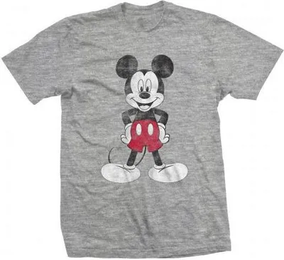 Produktbild von Disney - T-Shirt für Herren/Damen Uni RO5719 (XS) (Grau)