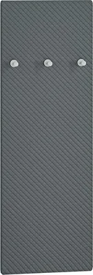 Produktbild von Garderobe Fjends 07, Farbe: Anthrazit - Abmessungen: 102 x 34 x 3 cm (H x B x T)