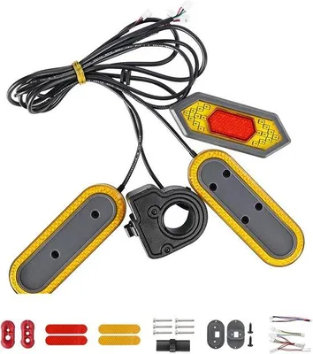 Image de Lampe LED pour catadioptre de vélo ou de trottinette, petite, rouge, à piles