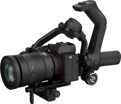 Produktbild von Handheld Smartphone Gimbal - 3-Achsen - 320° Rollenwinkel - 360° Kurswinkel - Spiegelloser Stabilisator - Schwarz