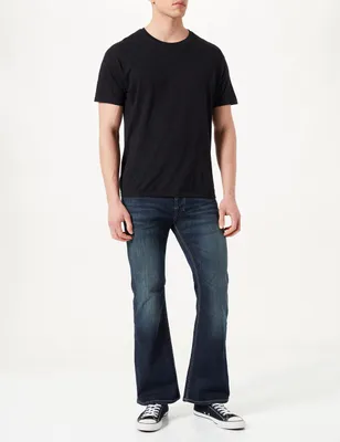 Produktbild von LTB JEANS Herren Jeans Bootcut TINMAN - Low Waist Herren Bootcut Jeans mit Knopfleiste und Stretch - TINMAN YEARS WASH Jeanshose Blau 31W / 30L