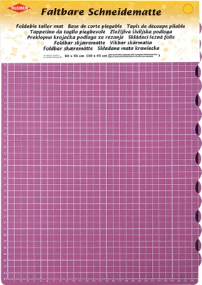 Produktbild von KLEIBER Schneidematte DIN A2 faltbar pink