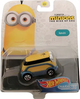 Produktbild von Mattel GMH80 Hot Wheels Minions The rise of Gru KEVIN Bus,Character Cars 1:64