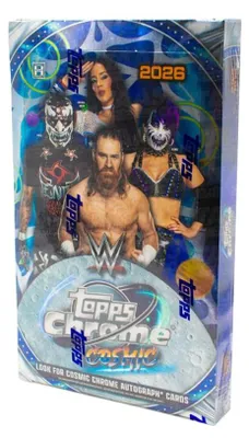 Produktbild von 2026 Topps Chrome WWE Cosmic Hobby Box Englisch