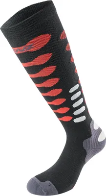 Produktbild von Lenz Uni Kompressionssocken 3.0 Merino , schwarz rot, L