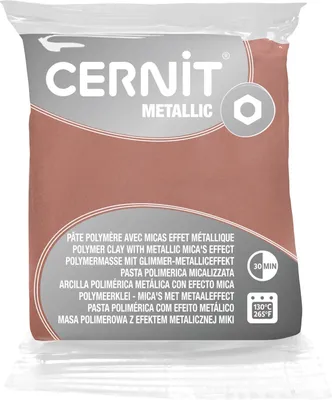 Produktbild von Cernit Polymer Clay Metallic Polymer-Ton Pink Gold 56 g