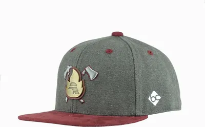 Produktbild von Bavarian Caps Kids Feuerwehr Flat Snapback Cap - dunkelgrau