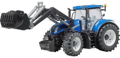 Produktbild von New Holland T7.315  (blau/grau, mit Frontlader)