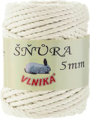 Produktbild von 500g Makrameegarn Snura 5mm Häkelgarn Macrame Flechtgarn Knüpfgarn