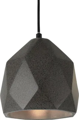 Produktbild von Hängelampe, E27, Lampe Für Wohnzimmer Esszimmer Küche, Höhenverstellbar Farbe  Beton-Sandstein-Schwarz