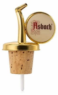 Produktbild von Asbach Flaschenausgießer - Original Spirituosenausgießer mit Naturkorken