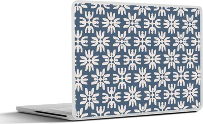 Produktbild von MuchoWow® Laptop Aufkleber Sticker Cover Blumen - Schnee - Winter - Design 40x30 cm - Laptop Dekoration - Selbstklebend