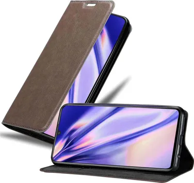Produktbild von Cadorabo Hülle für Vivo X21s Schutz Hülle in Braun Handyhülle Etui Case Cover Magnetverschluss