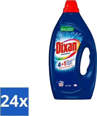 Produktbild von Dixan - Flüssigwaschmittel - Universal - 33 Wäschen - Vorteilspack - 24 Stücke