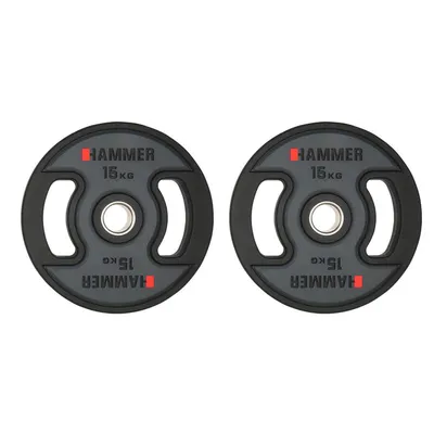 Produktbild von HAMMER Hanteln und Gewichte Olympische (PU) 15 kg