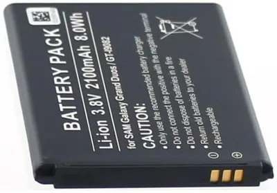 Immagine prodotto di Batteria per Samsung GT-I9082 agli ioni di litio, 3,8 V, 2100 mAh, nera.
