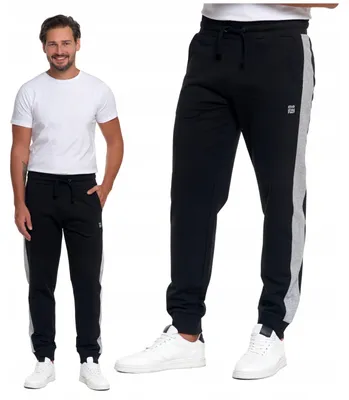 Produktbild von Moraj Herren Jogginghose mit Taschen – Schwarz, Größe XXL, bequem
