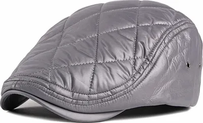 Zdjęcie produktu dla Stylowy Beret Męski Zakai - Siwy | Modny Dodatek na Każdą Porę Roku KP26143