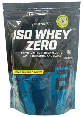 Produktbild von BioTech USA Iso-Molke 454 g laktosereduzierter Zitronen-Käsekuchen-Geschmack