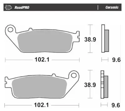 Image de Moto-Master Plaquettes De Frein En Céramique