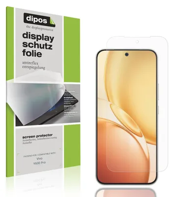 Produktbild von 4x Schutzfolie für Vivo Y600 Pro matt Displayschutzfolie Folie Display Schutz dipos