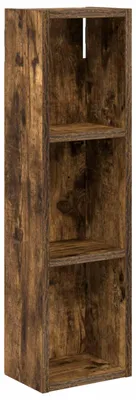 Produktbild von Eleganten-Stil Badezimmer-Wandschrank 1 PC,Modernes Design,Badmöbel,Badezimmer,Geräucherte Eiche 20x14x70 cm - Spiegelschränke - Möbel26