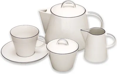 Produktbild von Thun Tom Teeservice, blaue Serie, 15-teilig