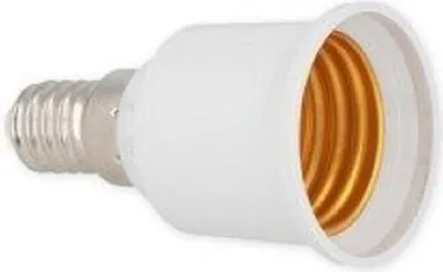 Obrázek produktu pro Adaptér patice E14 na E27 Prodloužení patice LED žárovky 230V pro LED žárovky, halogenové žárovky E14 na E27