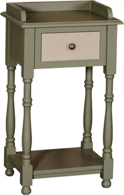 Produktbild von Casa Padrino Barock Kommode mit 1 Schublade 45 cm - Jugendstil Landhaus Stil Möbel - Nachttisch Schrank