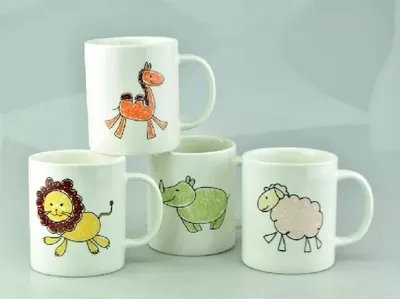 Obrázok produktu pre Hrnček detský porcelán 280ml ANIMAL, mix dekorov