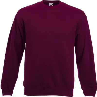 Produktbild von Fruit of the Loom 62-202-0 | Classic Set-in Sweatshirt | Pullover - Farbe: Burgundy - Größe: L