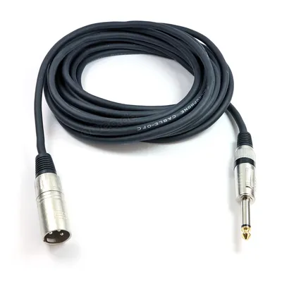 Produktbild von 3 m Adapterkabel XLR male auf 6,3 mm Klinke mono