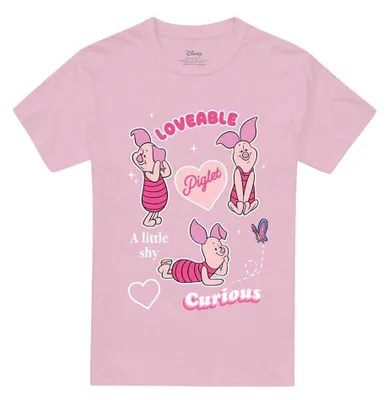 Image de Winnie l'ourson - T-shirt « Cute And Curious » pour homme/femme, unie TV33977 (XL) (rose)