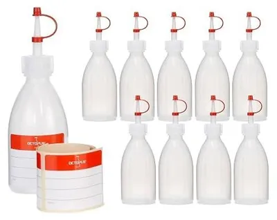 Zdjęcie produktu dla Butelki dozujące 100 ml ldpe zestaw 10 sztuk laboratoryjne