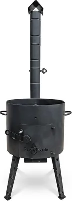 Produktbild von Feuerofen - KazanoFF mit abnehmbarem Ofenrohr, für Kasan 12 Liter, Ø 40 cm