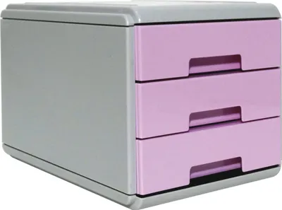 Produktbild von ARDA 19P3PPASVI, 3 Schublade(n), Lila, 177 mm, 254 mm, 170 mm