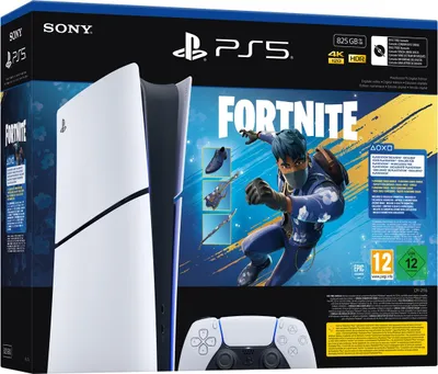 Produktbild von Sony PlayStation 5 Slim Digital Edition + Bundle Fortnite Flowering Chaos