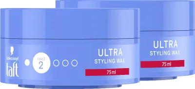 Produktbild von TAFT Wax Ultra Styling 75ml, 2x 75ml