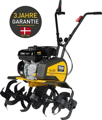 Produktbild von TEXAS Gartenfräse Motorhacke Bodenhacke Bodenfräse Pflug Benzin Lilli 535TG