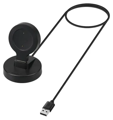 Produktbild von kwmobile USB Ladegerät für Xiaomi Mi Watch S1 Active / Watch Color Sport Ladekabel - Ersatz Ladegerät für Smartwatch Fitness Tracker mit Standfunktion